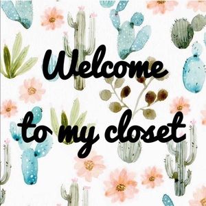Welcome to my closet!